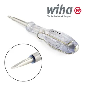 Wiha Voltage Tester Screwdriver Slotted VDE Electricians 120 250v AC 3.0mm 34745