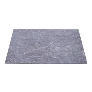 24Pcs Marble Texture Flooring Tile 2mm Thickness Self-adhesive PVC Flooring Tile