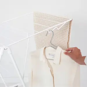 Brabantia White Foldable Laundry Airer, 15m