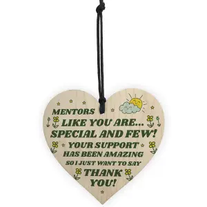 Special Thank You Friend Gift Wood Heart Mentor Gift Poem Teacher Gift Friend Plaque