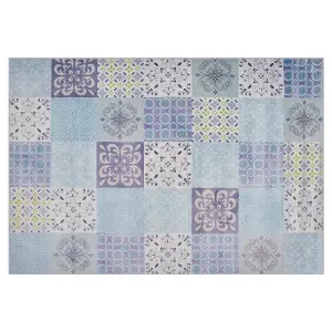 Area Rug Mosaic Pattern 140 x 200 cm Multicolour INKAYA