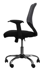 Atlanta Office Chair with Mesh Back in Grey