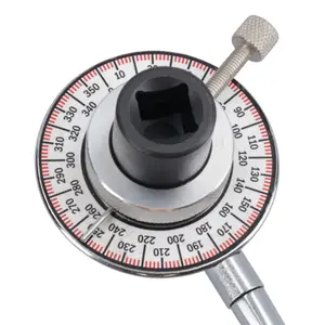 1/2in Drive Torque Setting Angular Gauge Magnetic Flexible Arm and 24in Breaker Bar