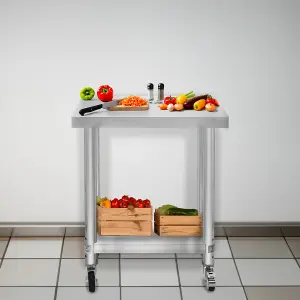 Catering Workbench Table - 60cm x 30cm x 80cm