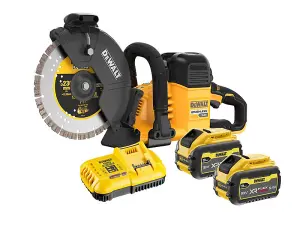 Dewalt DCS691X2 54v XR Flexvolt Cut Off Saw 230mm Wireless - 2x 9ah