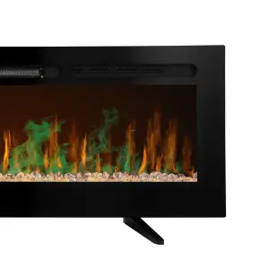 MonsterShop 60" Electric Inset Fireplace