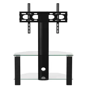 Century cantilever TV-Stand in black