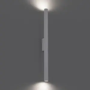 Pastelo Steel White 2 Lights Modern Wall Light