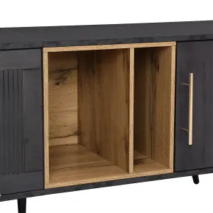 Modern and Elegant TV Stand, 200x40x55.5 cm, Suitable for a 90-inch TV Set, with Plenty of Storage Space