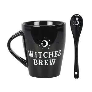 Witches Brew Mug and Spoon Set Gift