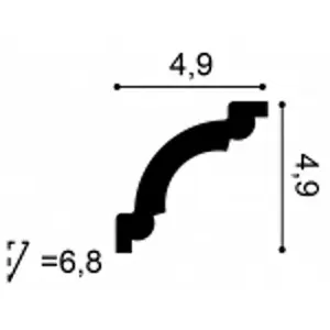 Orac Decor CX124F Flexible Cornice 2 Pack - 4 Metres