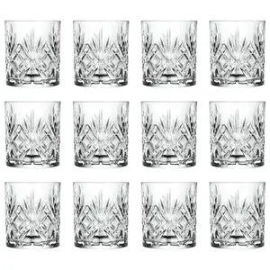 RCR Crystal Melodia Whiskey Glasses - 240ml - Pack of 12