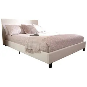 Morgana Upholstered Bed Frame White / Small Double (4')