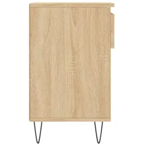 Berkfield Shoe Cabinet Sonoma Oak 102x36x60 cm Engineered Wood