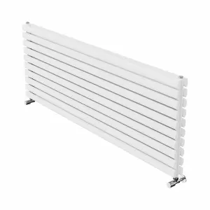 Right Radiators 1600x590 mm Horizontal Vertical Oval Column Radiator Double Panel Rads White