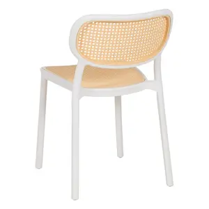 Vernia Stacking Side Chair (Set of 2) White