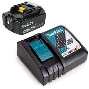 Makita BL1860 18v 6.0ah Lithium Battery BL1860B + DC18RC Fast Charger