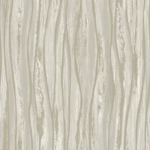 Paul Moneypenny Silent Valley Metallic Neutral Wallpaper for Grandeco