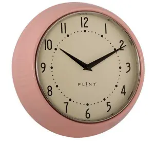 Clocks - Metal/Glass - L23 x W7 x H23 cm - Rose Pink