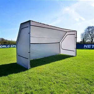 Net World Sports Portable Multi-Sport Team Shelter | Weatherproof Canopy | Pop-Up Design | Dugout Shelter For All Sports Clubs | Optional 8-Seat