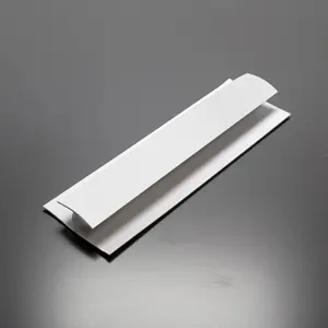 Nes Home Bathroom H-Joint White 5mm Trims For Shower Wall Panels Cladding Pvc 2.7m Long Fittings Set Of 4