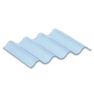 Pack of 2 - High Impact Clear Sunruf PVC Corrugated Roofing Sheets with UV filter 12ft (3660mm)