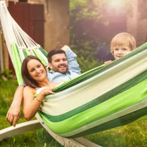 Amazonas Paradiso Family Hammock Post Perfect Hanging Set Oliva