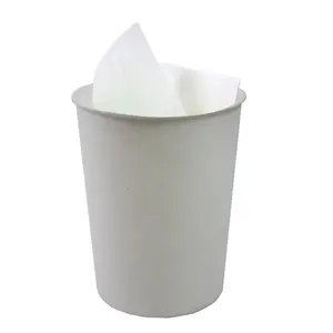 Plastic Open Waste Bin - 7L White