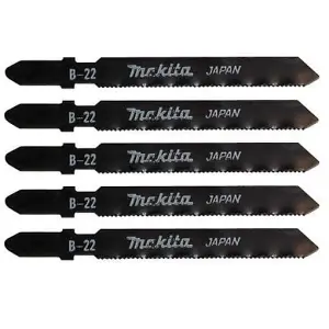 Makita B22 Jigsaw Blades Metal Plastic 50mm T Shank High Speed 24TPI - 100 Pack