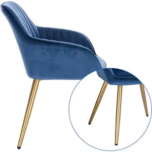 Pelham Upholstered Chair Blue