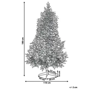 Tomichi Artificial Pine Christmas Tree 5.91ft H x 3.61ft W x 3.61ft D