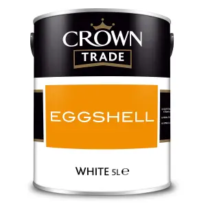 Crown Trade Eggshell White - 5L