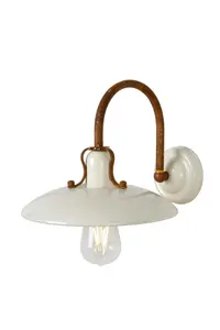 Lucide Römer Cottage Wall Light - 1xE27 - Cream