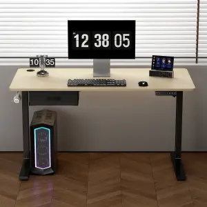 MCC Direct Height Adjustable Electric Desk Standing Computer Desk 100cm Natural