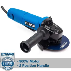 Hyundai 900W Electric Angle Grinder HYAG900E