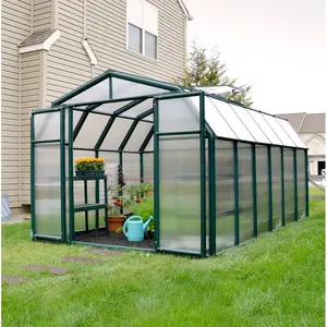 Rion Hobby Gardener 8 Ft W x 12 Ft D Greenhouse 208cm H x 266cm W x 391cm D