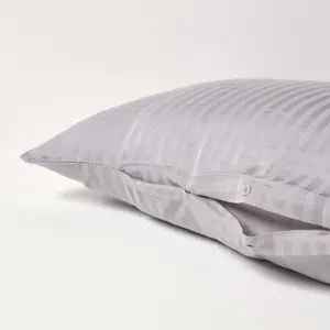 Homescapes Grey Egyptian Cotton Super Soft V Shaped Pillowcase 330 TC