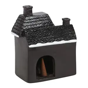 Haunted Holiday House Incense Cone Burner