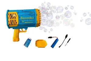 Bazooka Electric Bubble Blasting Gun - Blue