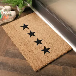 Stars Coir Doormat (60 x 40cm)