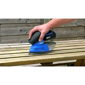 Draper  D20 20V Tri-Base Detail Sander, 1 x 2.0Ah Battery, 1 x Charger 00608