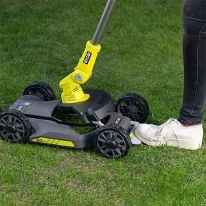 Ryobi ONE+ 30cm 3-in-1 Trimmer Mower 18V RY18LMC30A-0 - (Tool Only) NO BATTERY & CHARGER SUPPLIED