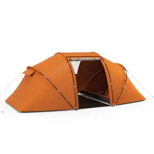 Brazley 4 Person Tent Orange