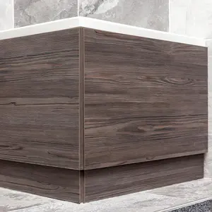 Novela Dark Wood End Bath Panel - 800mm