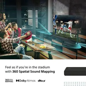 Sony HT-A3000 Wi-Fi Bluetooth All-In-One Soundbar With Dolby Atmos, DTS X, Vertical Surround Engine & High Resolution Audio, Black