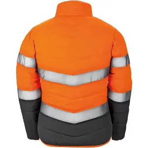 Result Safeguard Womens/Ladies Soft Padded Safety Jacket