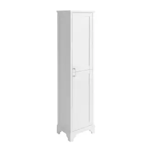 Belmont Tall Storage Unit in White