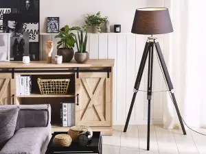 Tripod Floor Lamp Black MADEIRA