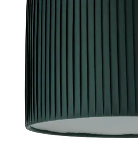 GoodHome Louth Dark green Round Lamp shade (D)30cm