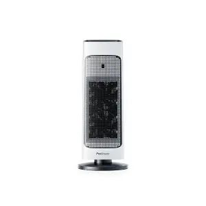 Pro Breeze 2000W Ceramic Tower Fan Heater with Digital LED Display and Remote Control